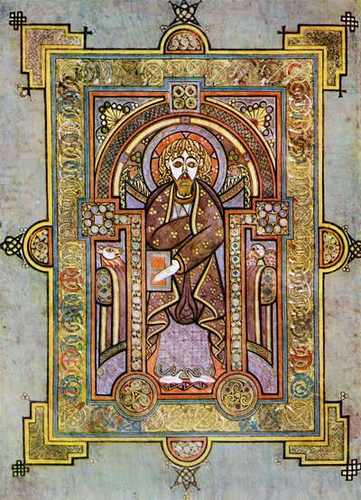 Retrato de San Mateo, 800 d.C., siglo XX de Unbekannt