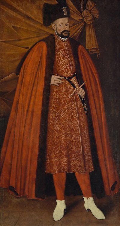 Retrato de Stephen Báthory de Polonia, primera mitad del siglo XVII de Unbekannt