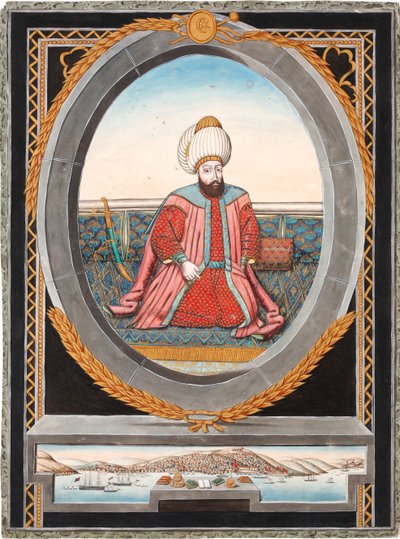 Retrato del Sultán Murad II 1404-1451 de Unbekannt
