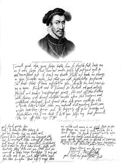 Retrato de Thomas Howard, IV Duque de Norfolk de Unbekannt