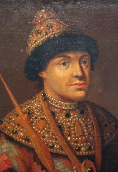 Retrato del Zar Feodor Alexeyevich, primera mitad del siglo XIX de Unbekannt