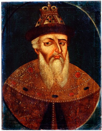 Retrato del Zar Iván IV el Terrible, principios del siglo XVIII de Unbekannt