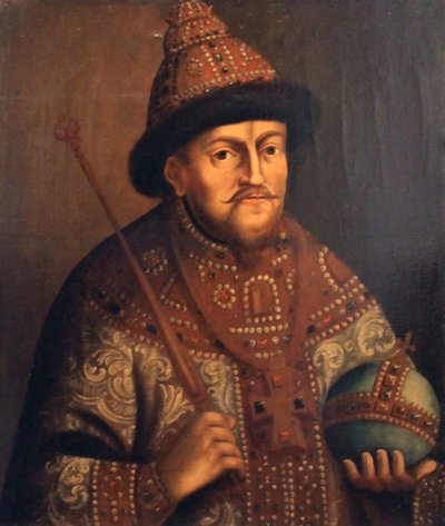 Retrato del Zar Michael Feodorovich, primera mitad del siglo XIX de Unbekannt