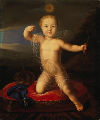 Retrato del Zarevich Peter Petrovich de Rusia 1715-1719, Primer cuarto del siglo XIX de Unbekannt