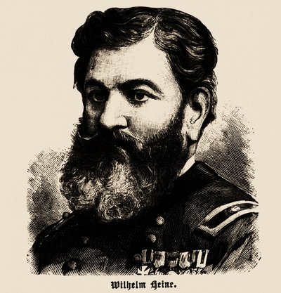 Retrato de Wilhelm Heine 1827-1885, 1886 de Unbekannt