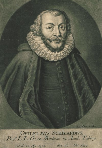 Retrato de Wilhelm Schickard 1592-1635 de Unbekannt
