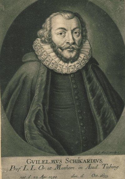 Retrato de Wilhelm Schickard 1592-1635 de Unbekannt