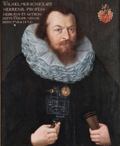 Retrato de Wilhelm Schickard 1592-1635, 1632 de Unbekannt