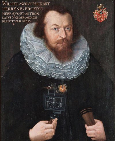 Retrato de Wilhelm Schickard 1592-1635, 1632 de Unbekannt