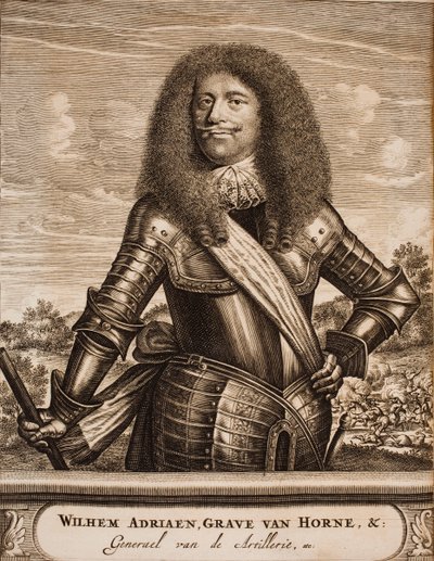 Retrato de Willem Adriaan II van Horne 1633-1694 De: Schauplatz des Krieges, 1675 de Unbekannt