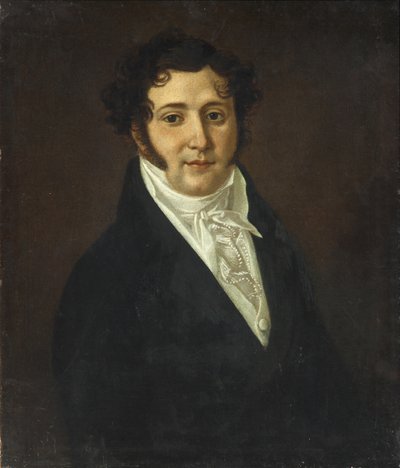 Retrato de Yuri Petrovich Lermontov 1787-1831, Primer cuarto del siglo XIX de Unbekannt