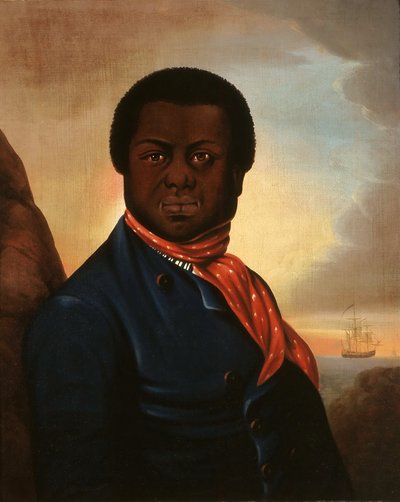 Retrato de un marinero negro Paul Cuffe, c. 1880 de Unbekannt
