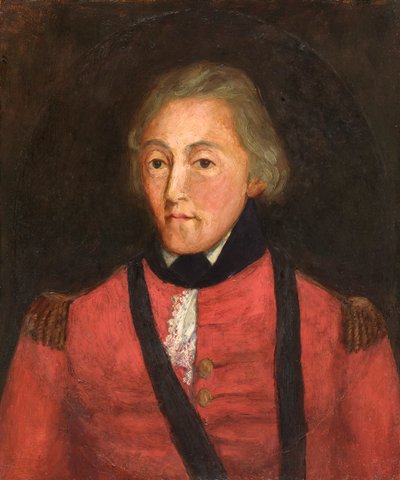 Retrato de un Capitán Melvill, finales del siglo XVIII o principios del XIX de Unbekannt