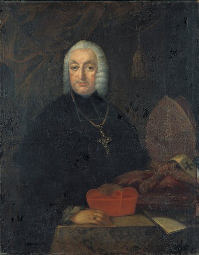 Retrato de un cardenal, siglo XVIII de Unbekannt