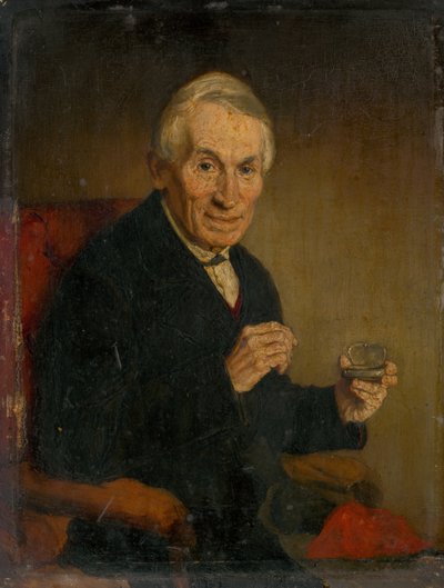 Retrato de un Caballero con Lata de Tabaco de Unbekannt