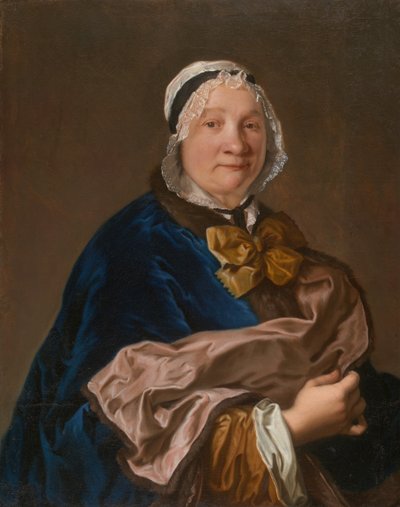 Retrato de una dama, 1725-50 de Unbekannt