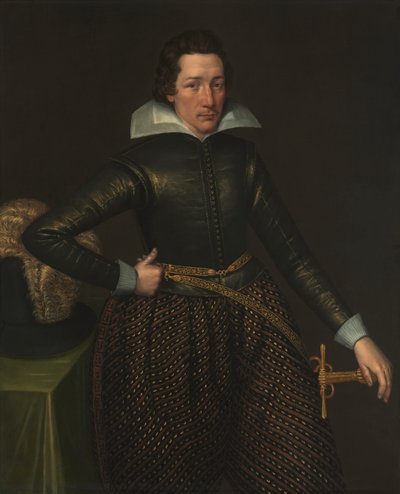 Retrato de un hombre, c. 1610 de Unbekannt