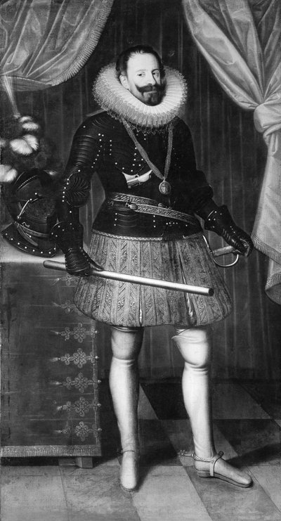 Retrato de un hombre en armadura de Unbekannt