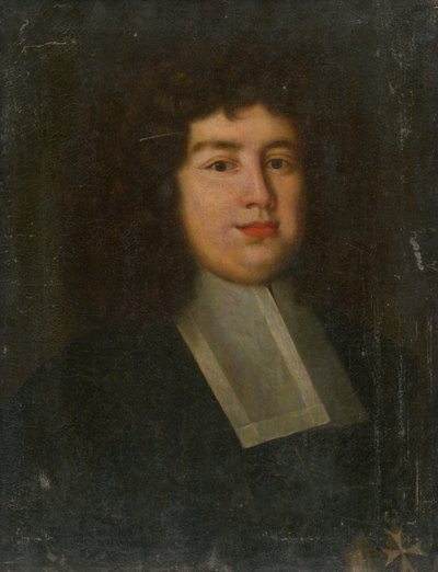 Retrato de un Hombre con Cuello Blanco de Unbekannt