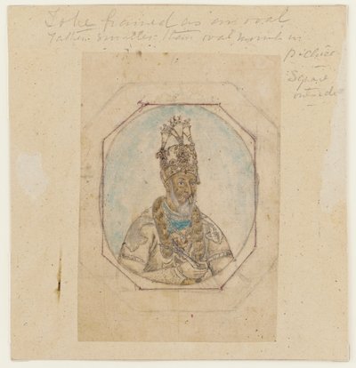 Retrato de un Gobernante Mughal de Unbekannt