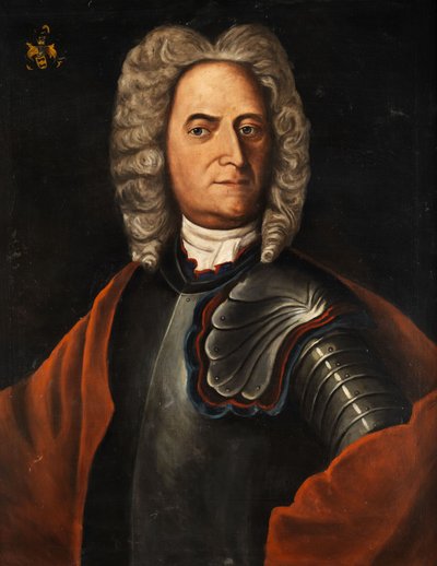 Retrato de un noble con armadura de Unbekannt
