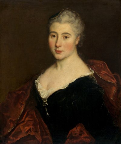 Retrato de una mujer, c. 1711 de Unbekannt