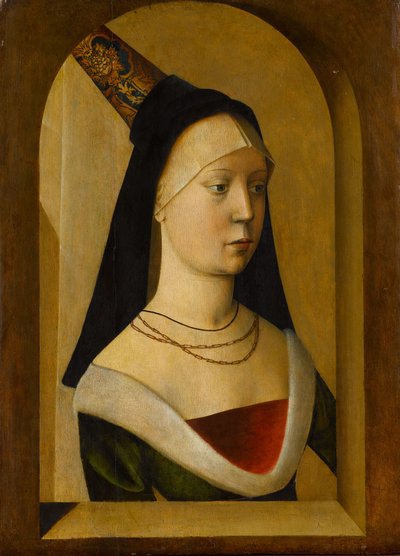 Retrato de una mujer, ca. 1470-80 de Unbekannt