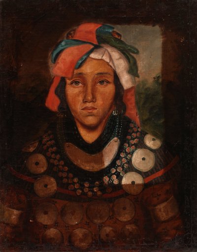 Retrato de un joven indio seminola de Unbekannt