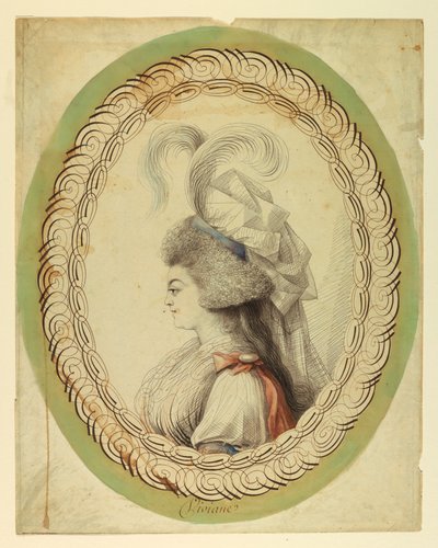Retrato de una mujer de Unbekannt