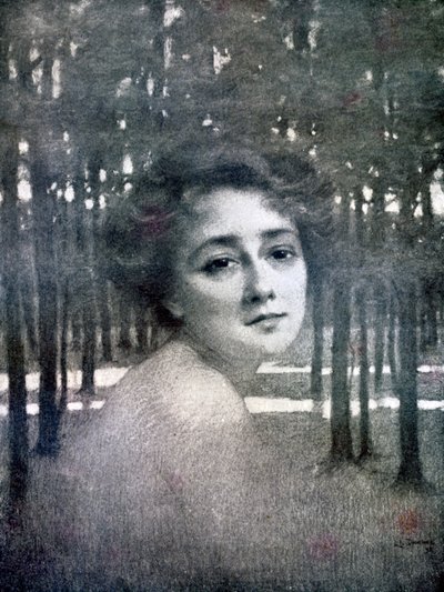 Retrato de una mujer, 1898 de Unbekannt