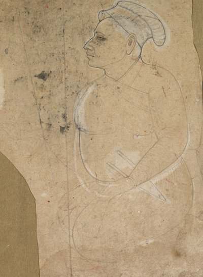 Retrato de un hombre envejecido, c. 1700 de Unbekannt