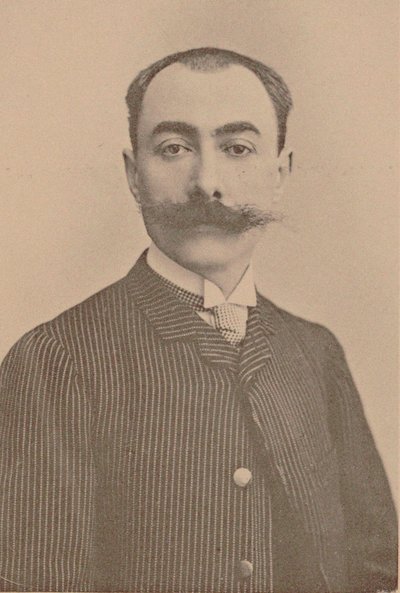 Retrato del pianista y compositor André Messager 1853-1929 de Unbekannt