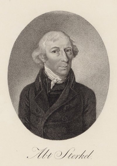 Retrato del pianista y compositor Franz Xaver Sterkel 1750-1817, 1816 de Unbekannt