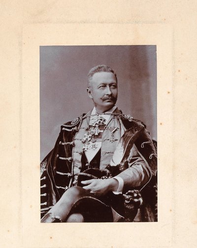 Retrato del pianista y compositor Géza Zichy 1849-1924 de Unbekannt