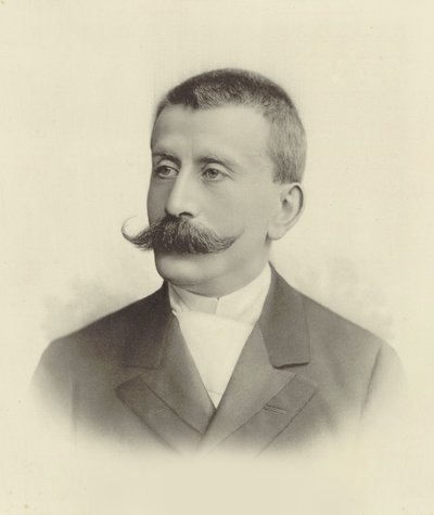 Retrato del pianista y compositor Moritz Moszkowski 1854-1925 de Unbekannt