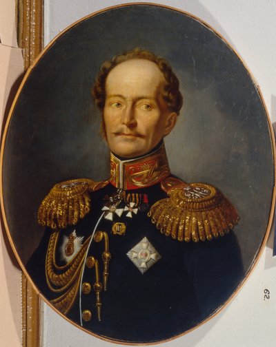 Retrato del General Ayudante Karl Karlovich Merder 1787-1834, años 1820 de Unbekannt