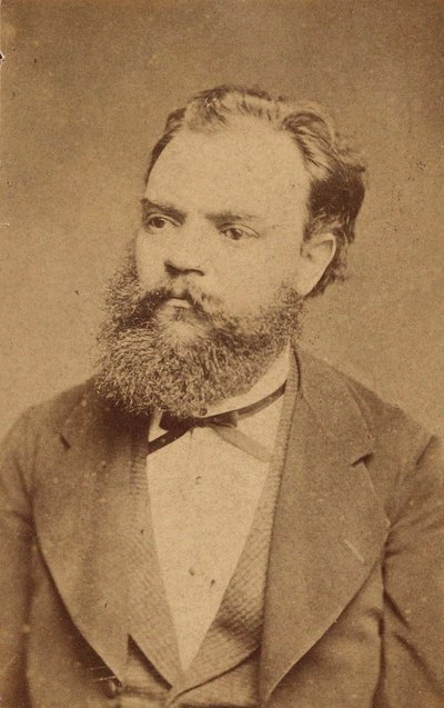 Retrato del compositor Antonin Dvorak 1841-1904, c. 1880 de Unbekannt