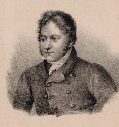 Retrato del compositor Johann Bernhard Logier 1777-1846 de Unbekannt