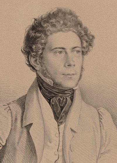 Retrato del compositor Joseph Lanner 1801-1843, 1830 de Unbekannt
