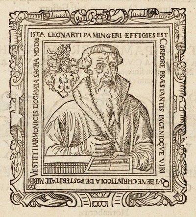 Retrato del Compositor Leonhard Paminger 1495-1567 de Unbekannt
