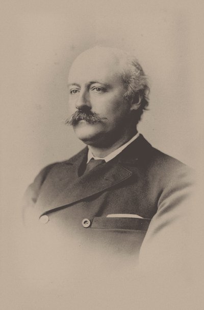 Retrato del compositor Sir Charles Hubert Hastings Parry 1848-1918, 1891 de Unbekannt