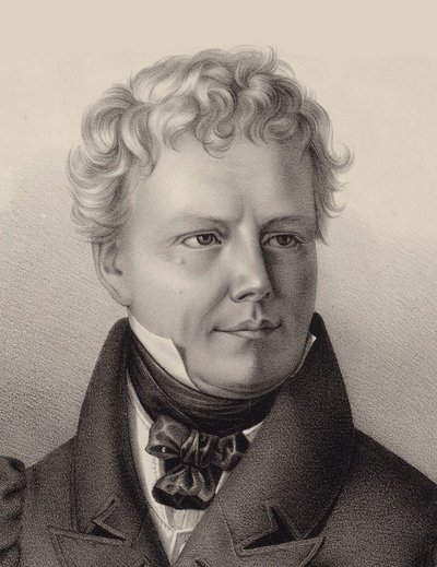 Retrato del compositor Xaver Schnyder von Wartensee 1786-1868, 1832 de Unbekannt