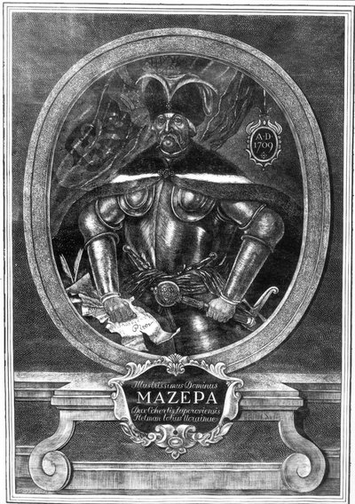 Retrato del Hetman Iván Mazepa 1639-1709, 1709 de Unbekannt
