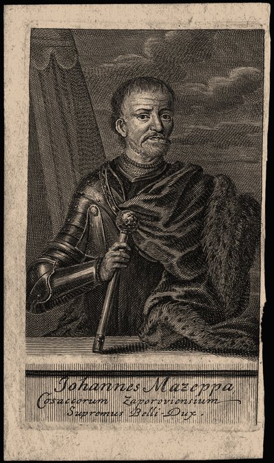 Retrato del Hetman Iván Mazepa 1639-1709, principios del siglo XVIII de Unbekannt