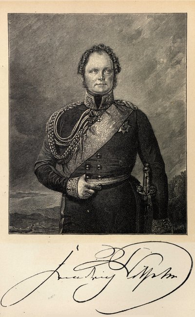 Retrato del Rey Federico Guillermo IV de Prusia 1795-1861 de Unbekannt