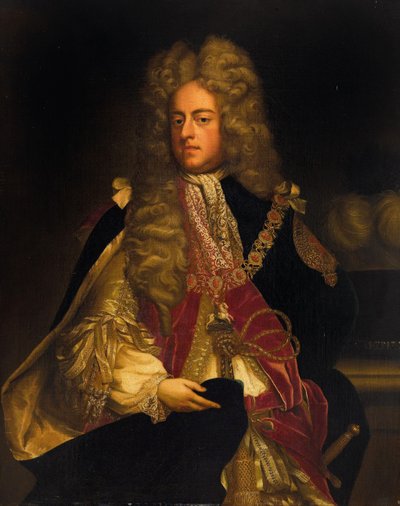 Retrato del Rey Jorge I de Gran Bretaña 1660-1727, primer tercio del siglo XVIII de Unbekannt