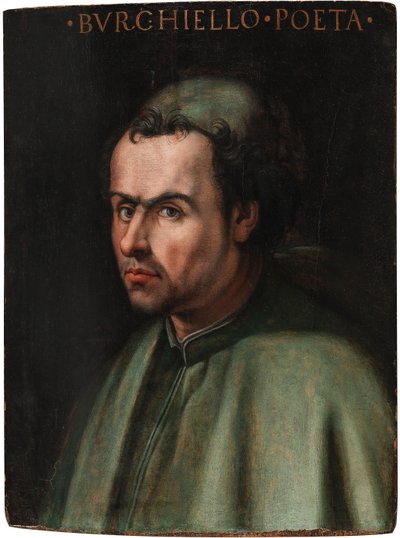 Retrato del poeta Domenico di Giovanni Burchiello 1404-1449 de Unbekannt