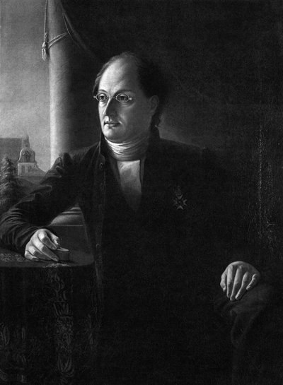 Retrato del poeta Johan Ludvig Runeberg 1804-1877 de Unbekannt