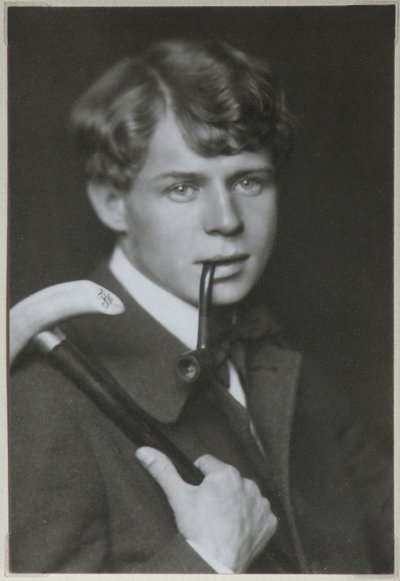 Retrato del poeta Sergei Yesenin 1895-1925, 1919 de Unbekannt