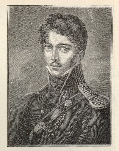 Retrato del autor Theodor Körner 1791-1813 de Unbekannt